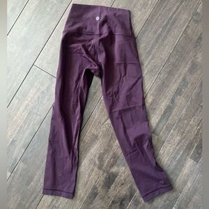 Lululemon Align Purple crop leggings